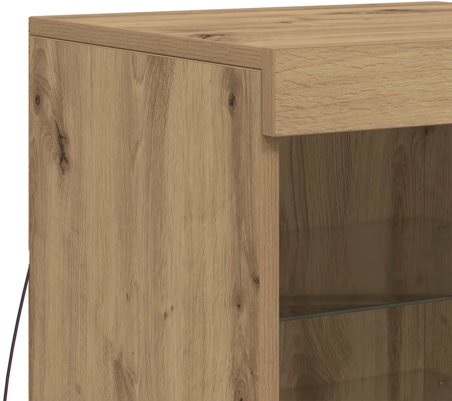 LED Bufetas Amatininkų ąžuolas 41 x 37 x 67 cm Apdirbta mediena