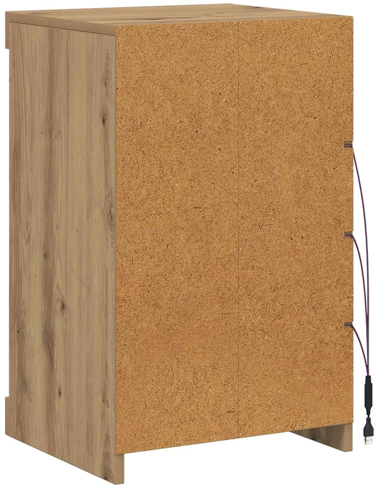 LED Bufetas Amatininkų ąžuolas 41 x 37 x 67 cm Apdirbta mediena