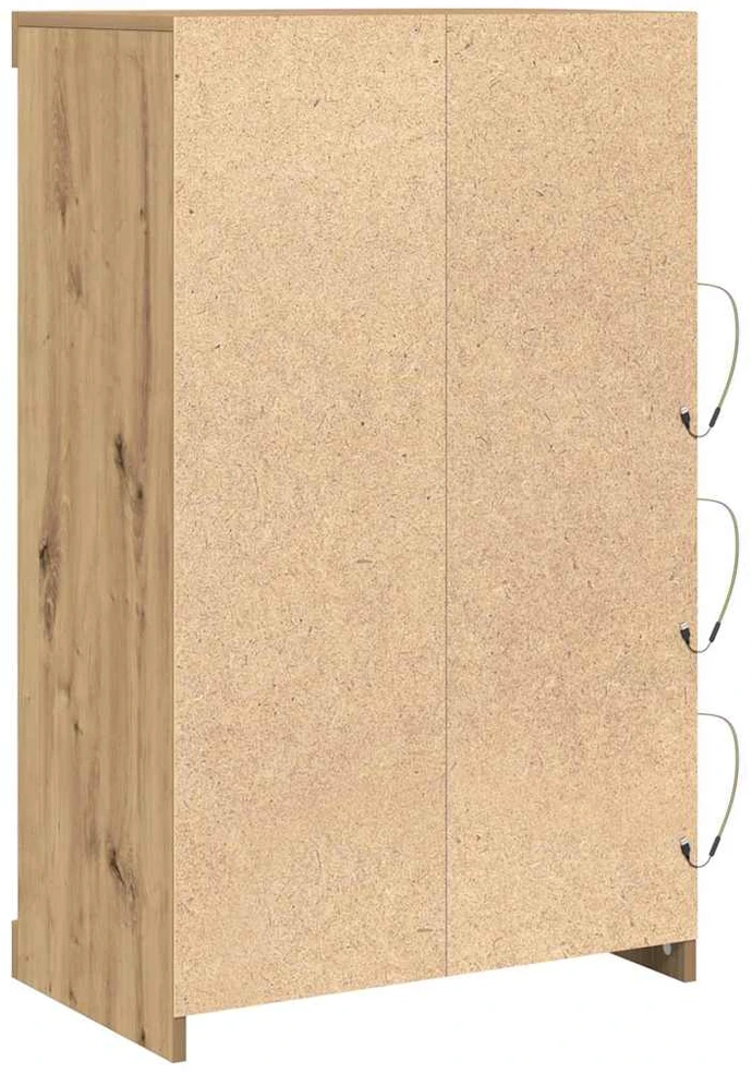 LED Bufetas Amatininkų ąžuolas 60,5 x 37 x 100 cm