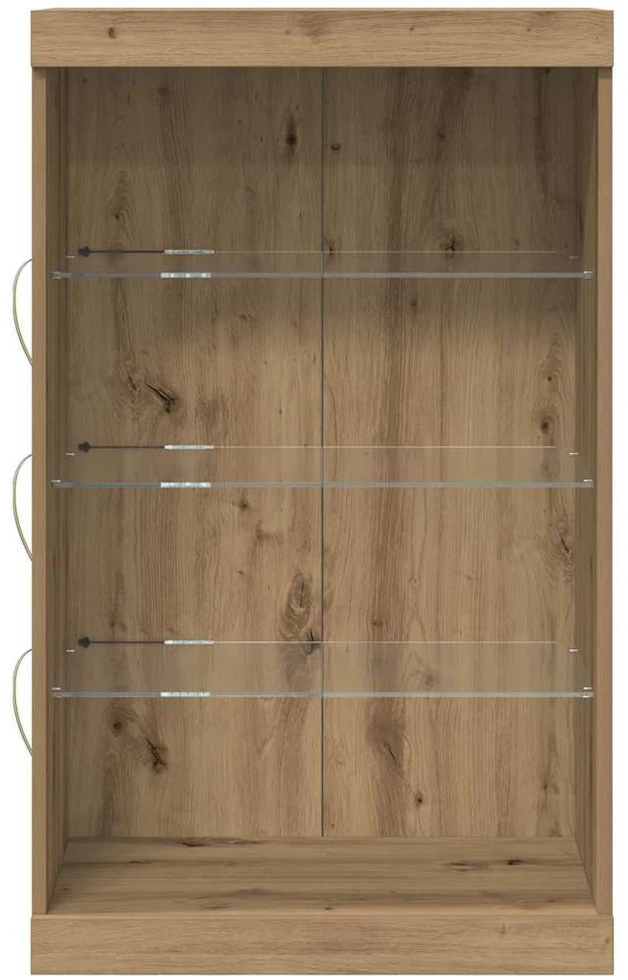 LED Bufetas Amatininkų ąžuolas 60,5 x 37 x 100 cm