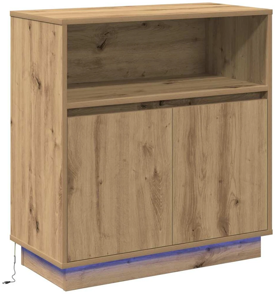 LED Bufetas Amatininkų ąžuolas 71 x 34,5 x 75 cm