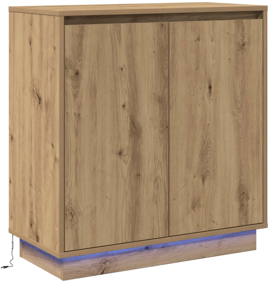 LED Bufetas Artisano ąžuolo 71 x 34,5 x 75 cm Apdirbta mediena