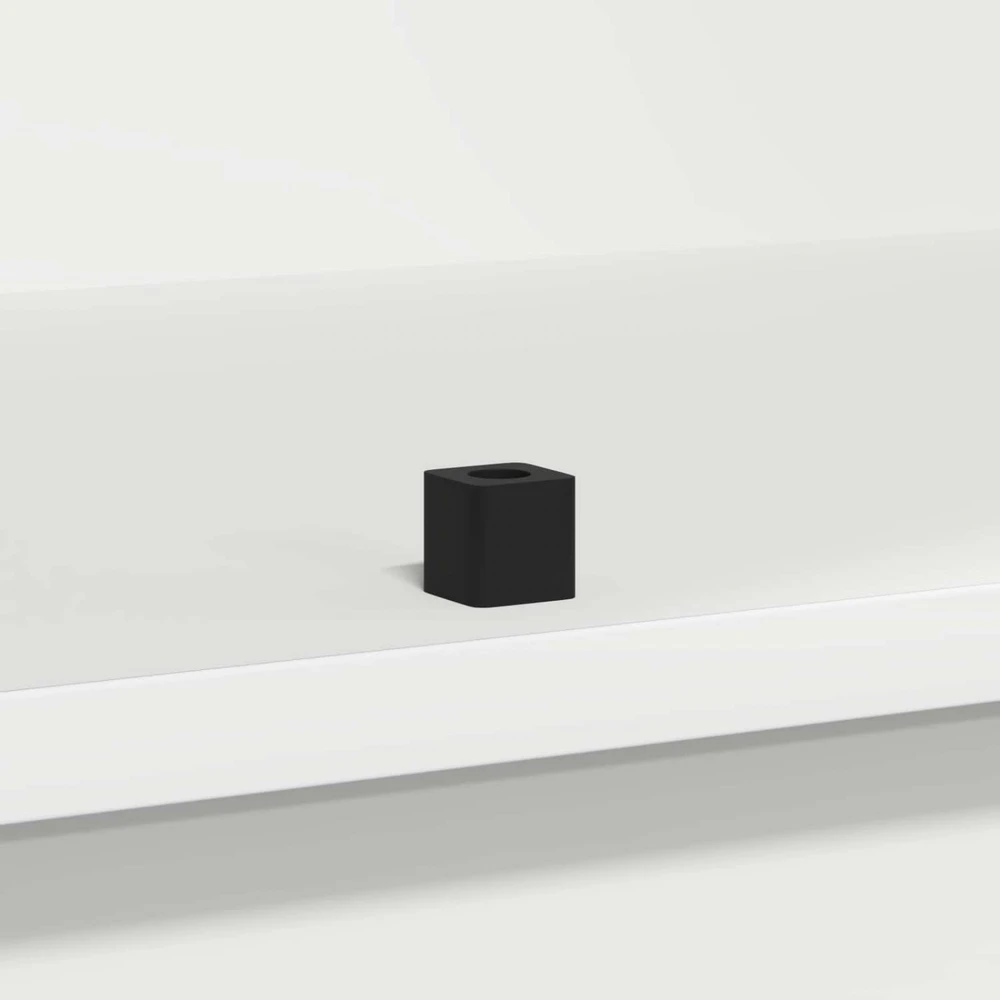 LED Bufetas Balta 71 x 34,5 x 75 cm Apdirbta mediena