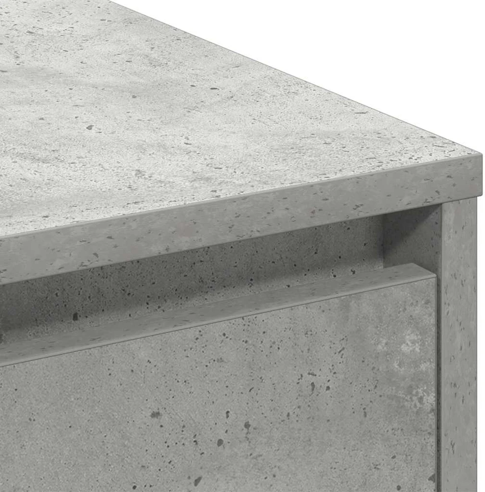 LED Bufetas Betono pilka 71 x 34,5 x 75 cm Apdirbta mediena