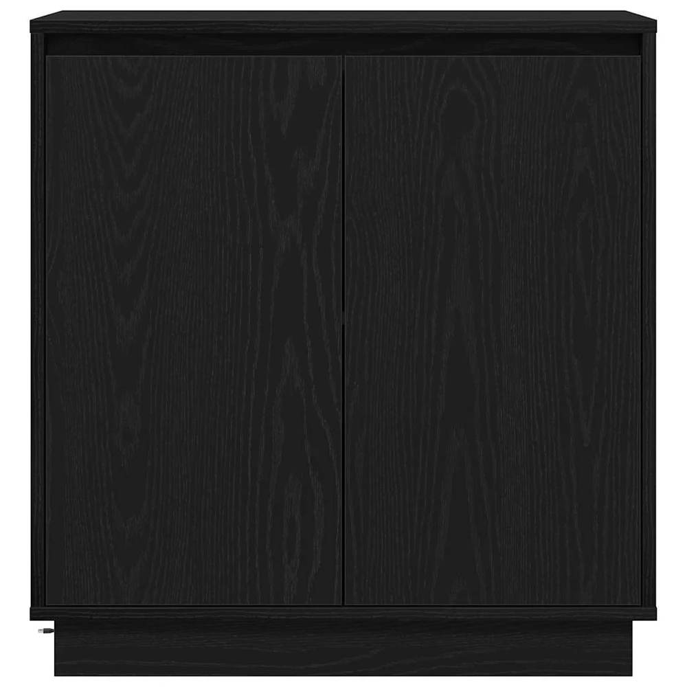 LED Bufetas Juodojo ąžuolo 71 x 34,5 x 75 cm Apdirbta mediena