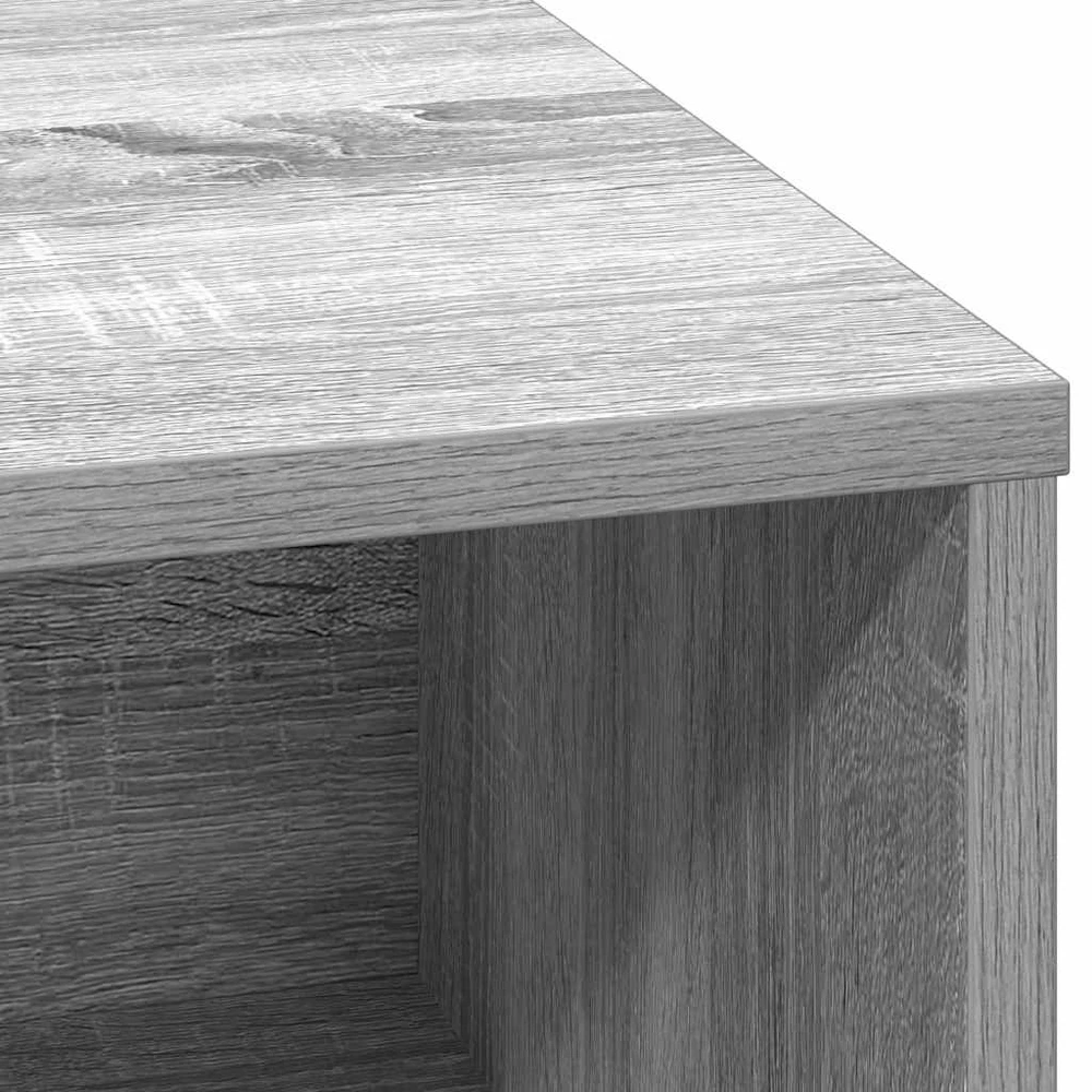 LED Bufetas Pilkas Sonoma 71 x 34,5 x 75 cm Apdirbta mediena
