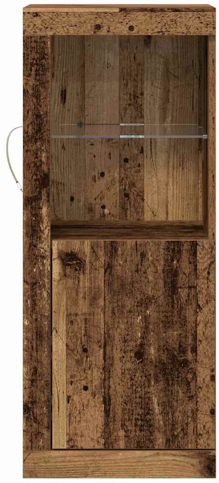 LED Bufetas Ruda 41 x 37 x 100 cm Apdirbta mediena