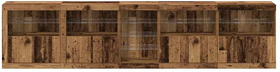 LED Bufetas Senas medis 283 x 37 x 67 cm Apdirbta mediena