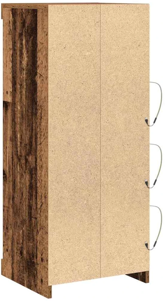LED Bufetas Senas medis 41 x 37 x 100 cm Apdirbta mediena