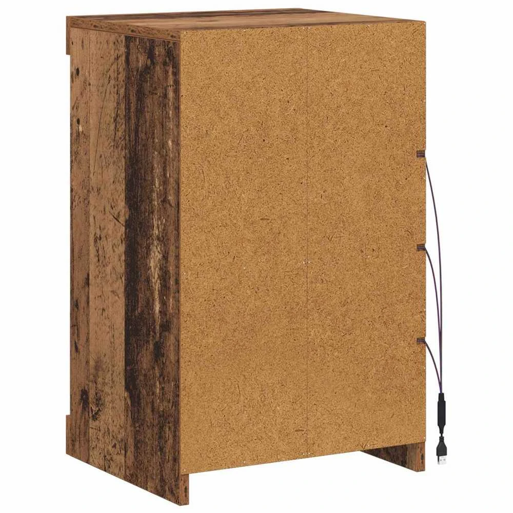 LED Bufetas Senas medis 41 x 37 x 67 cm Apdirbta mediena