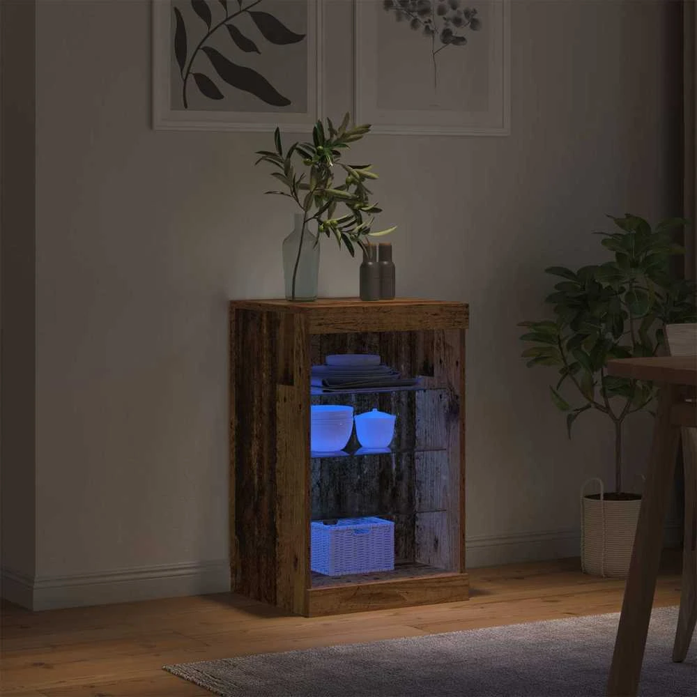LED Bufetas Senas medis 41 x 37 x 67 cm Apdirbta mediena