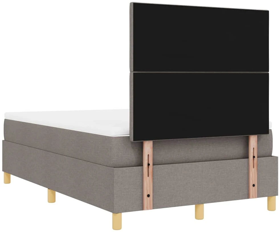LED Čiužinio Lova su galvūgalio Tortora 120 x 190 cm audinys
