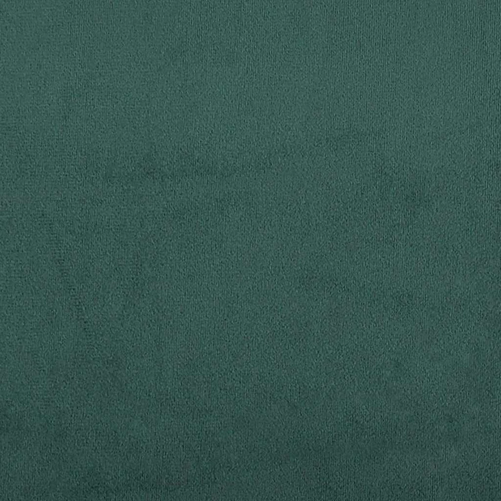 LED Čiužinio Lova Tamsiai žalia 100 x 200 cm Aksomas