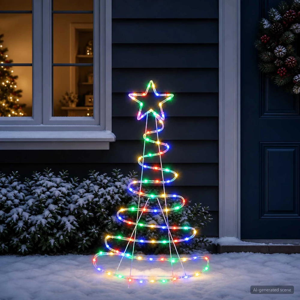 LED eglutės formos šviečiantis ženklas LOVIISA 100 LED