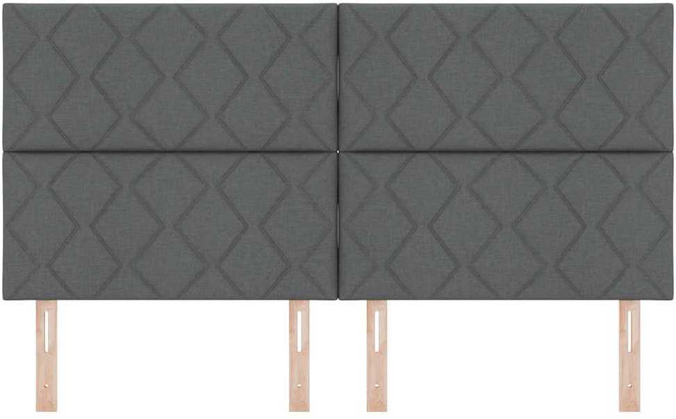 LED galvūgalis Pilka 180 cm audinys