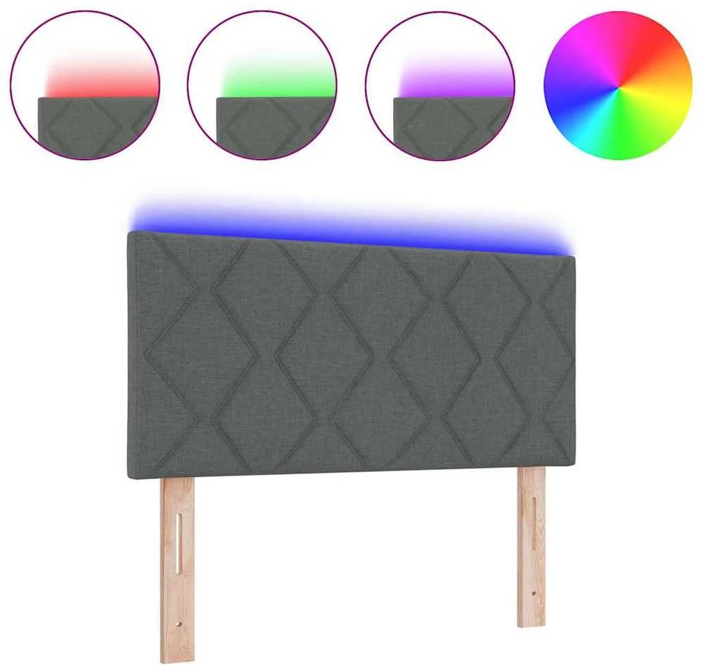 LED galvūgalis Pilka audinys