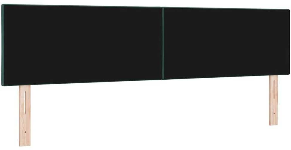 LED galvūgalis Tamsiai žalia 180 cm Aksomas