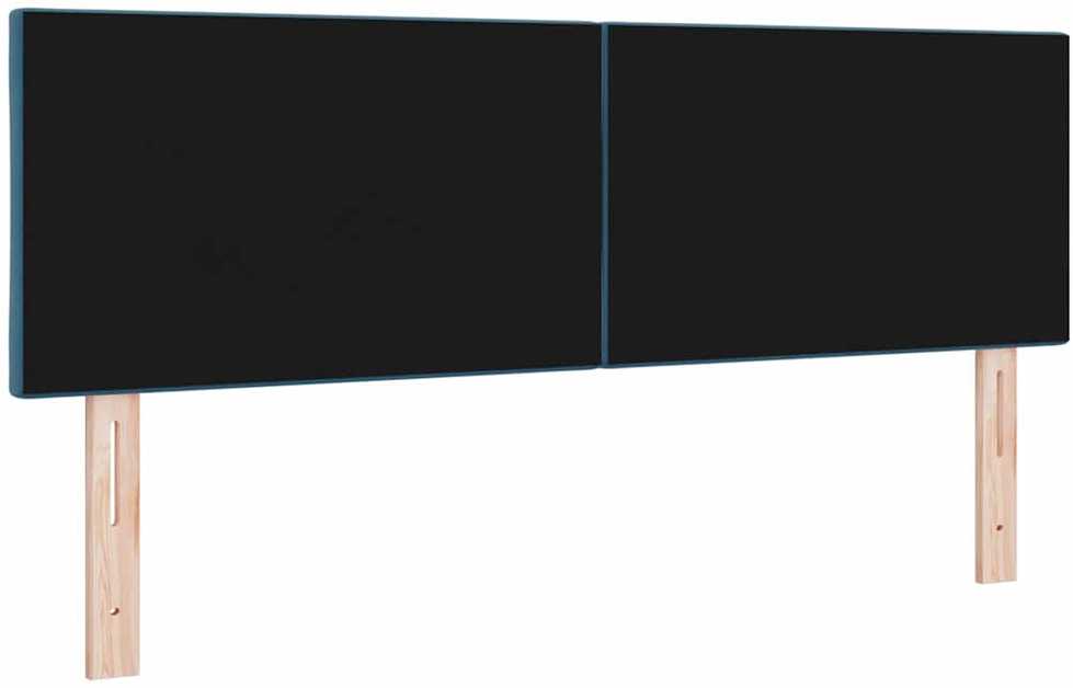 LED galvūgalis Tamsiai mėlyna 144 cm Aksomas