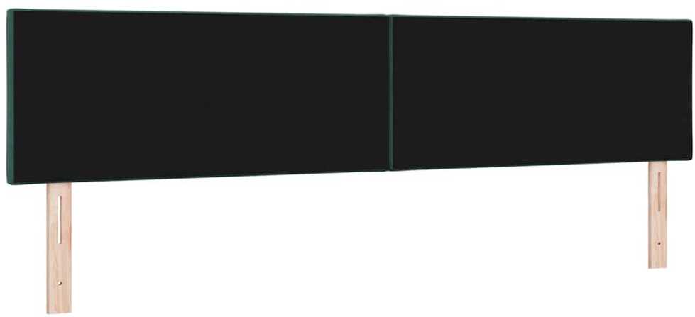 LED galvūgalis Tamsiai žalia 200 cm Aksomas