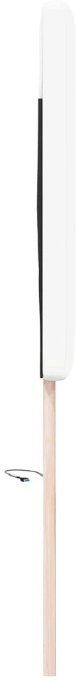 LED galvūgalis Balta 144 cm Dirbtinė oda