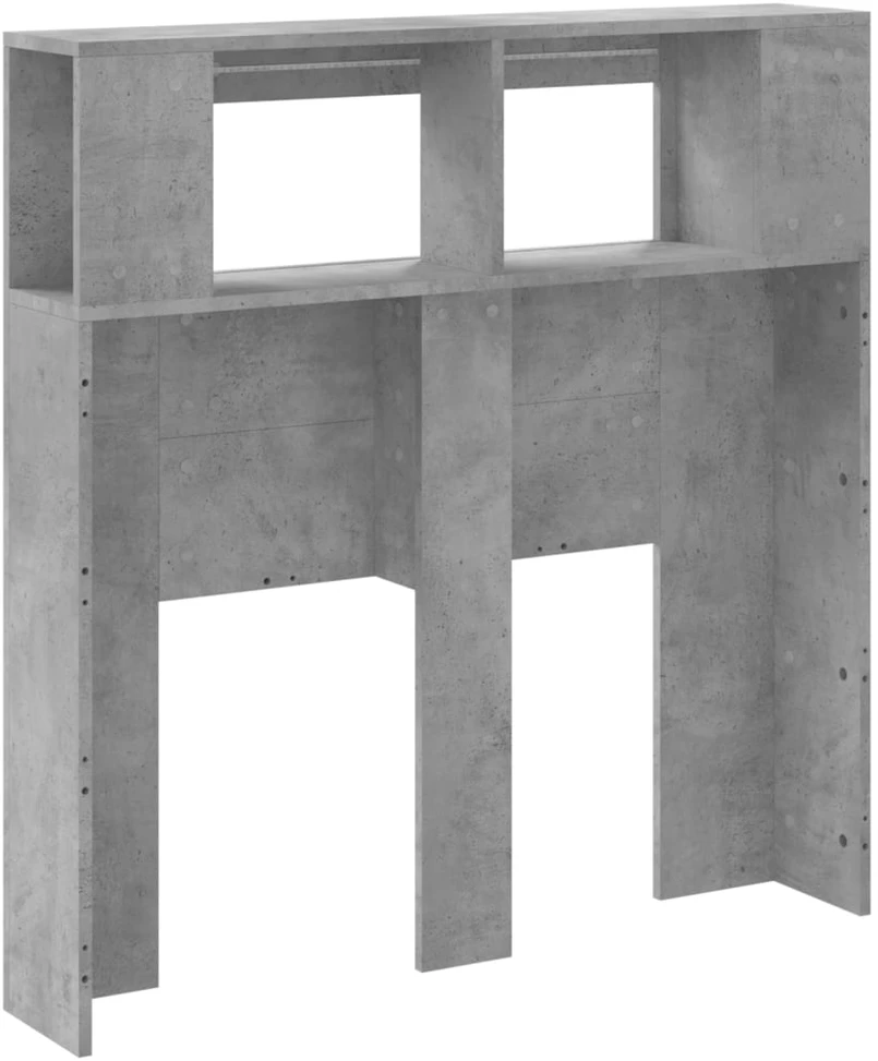 LED galvūgalis, betono, 100x18,5x103,5cm, apdirbta mediena