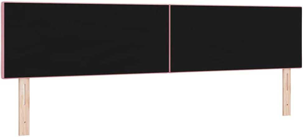 LED galvūgalis Rožinė 200 cm Aksomas