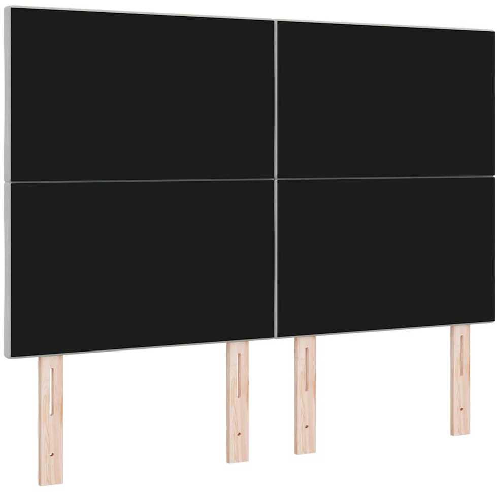 LED galvūgalis Šviesiai pilka 160 cm Aksomas
