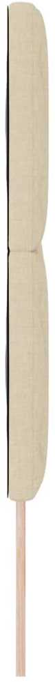 LED galvūgalis Kreminė 160 cm audinys