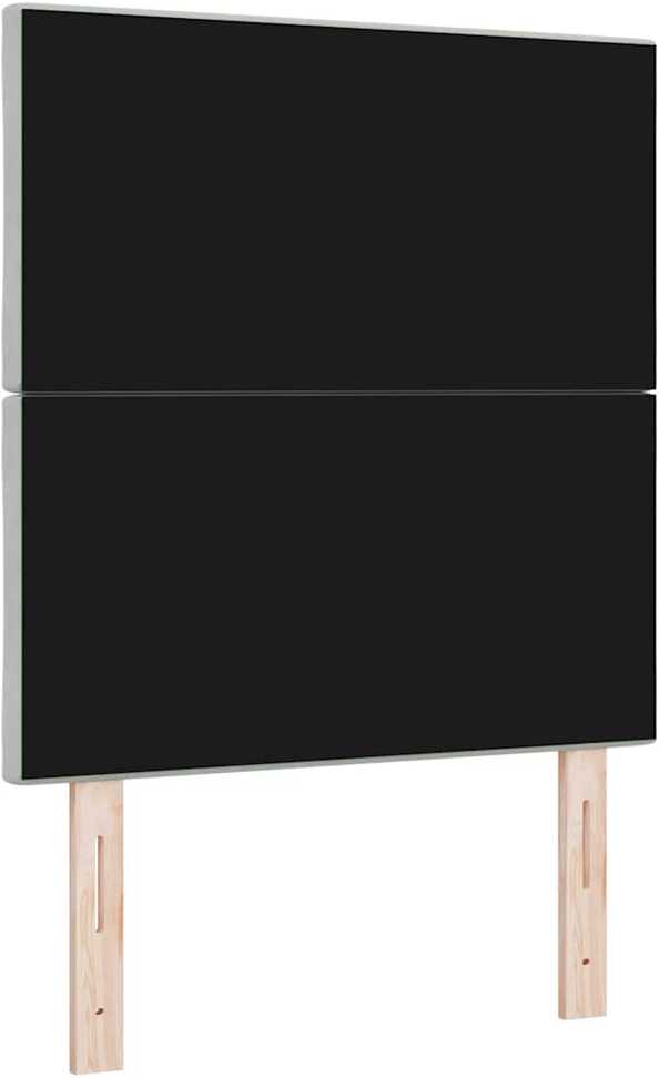 LED galvūgalis Šviesiai pilka 80 cm Aksomas