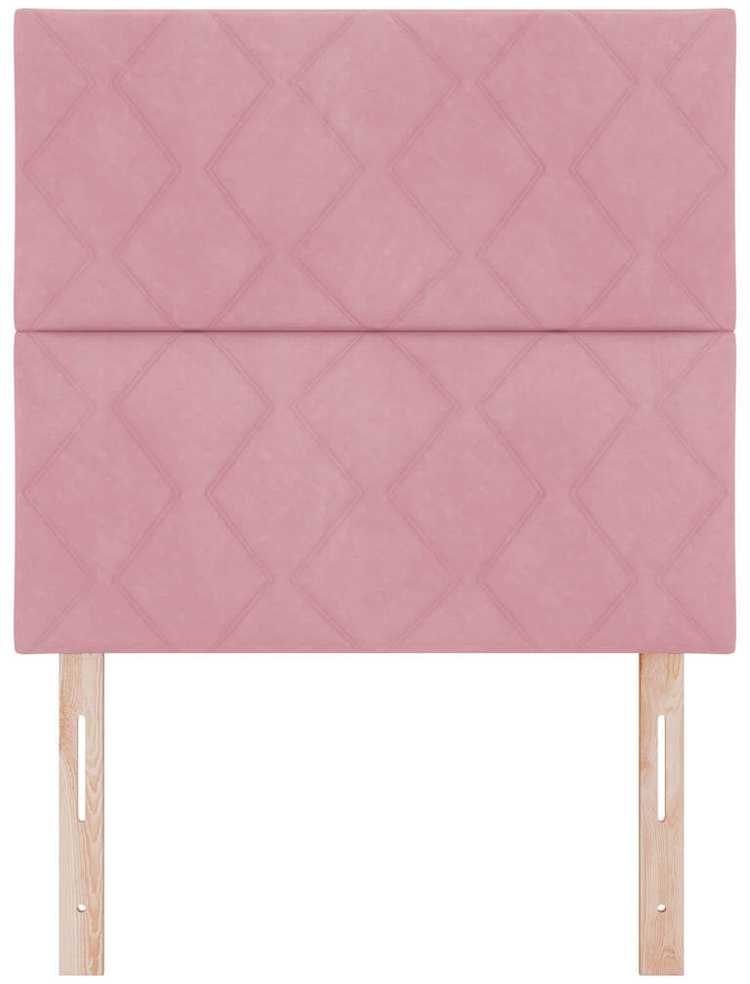 LED galvūgalis Rožinė 100 cm Aksomas