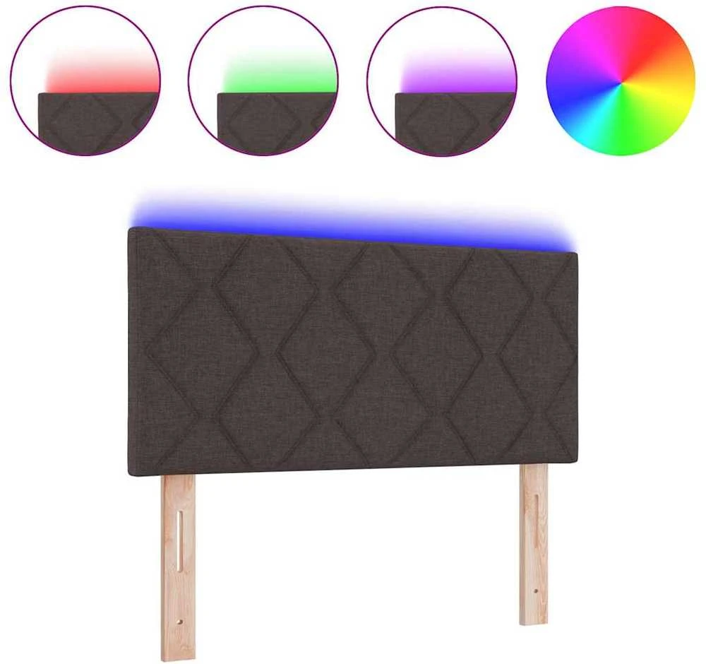 LED galvūgalis Ruda audinys