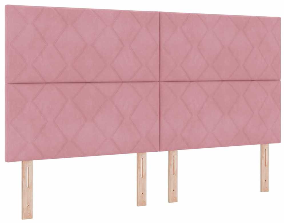 LED galvūgalis Rožinė 180 cm Aksomas
