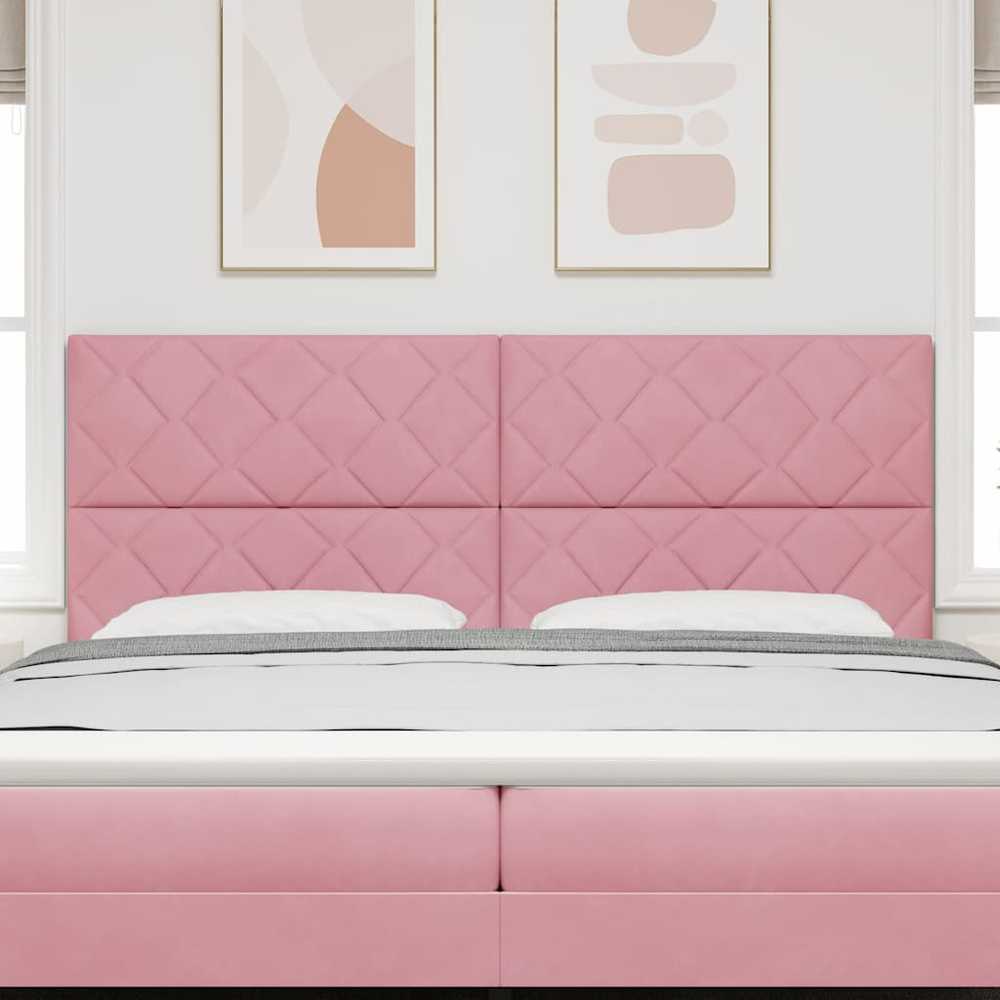 LED galvūgalis Rožinė 200 cm Aksomas