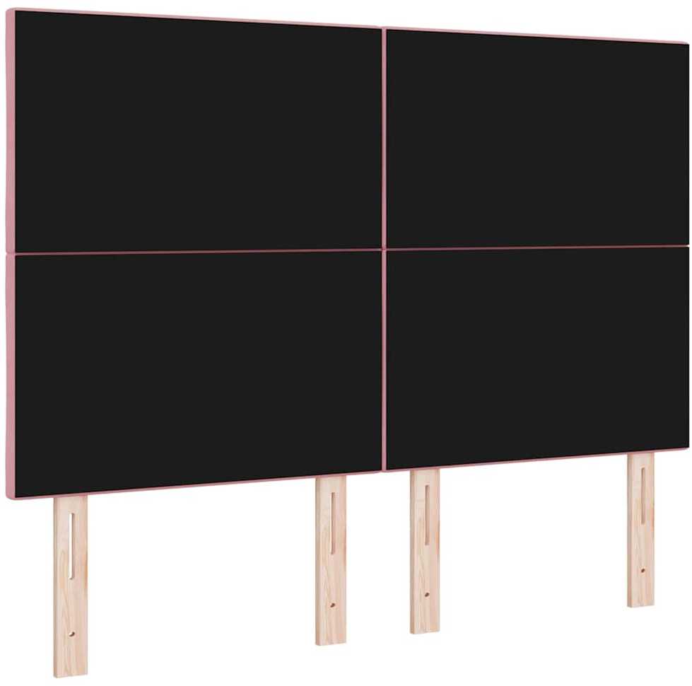 LED galvūgalis Rožinė 160 cm Aksomas