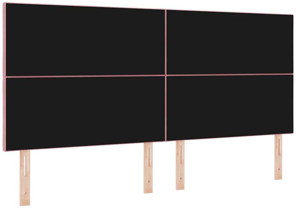 LED galvūgalis Rožinė 200 cm Aksomas
