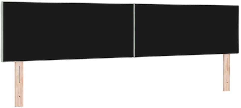 LED galvūgalis Šviesiai pilka 200 cm Aksomas