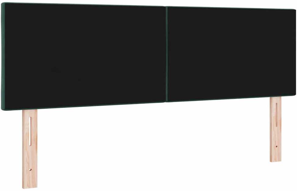 LED galvūgalis Tamsiai žalia 160 cm Aksomas