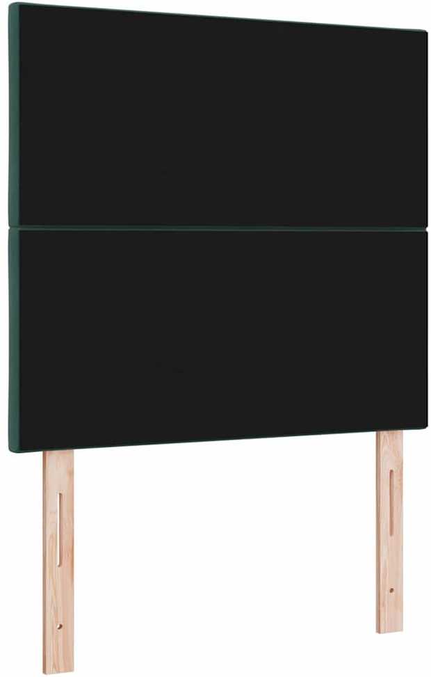 LED galvūgalis Tamsiai žalia 100 cm Aksomas