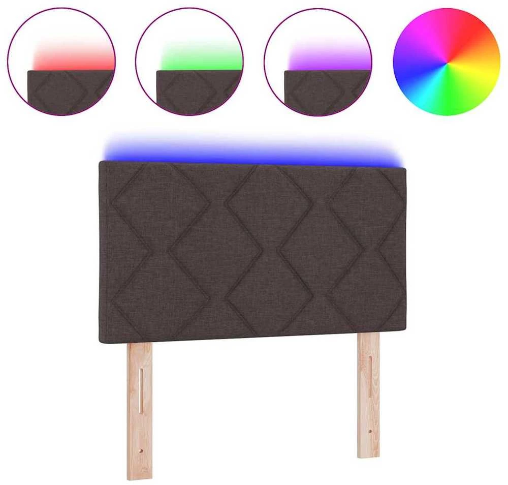 LED galvūgalis Ruda audinys