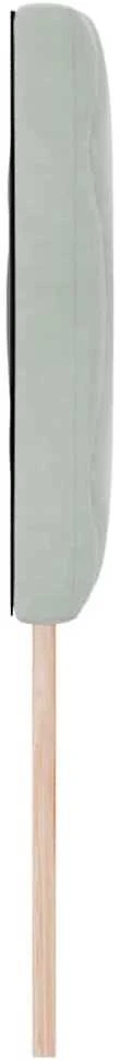 LED galvūgalis Šviesiai pilka 144 cm Aksomas