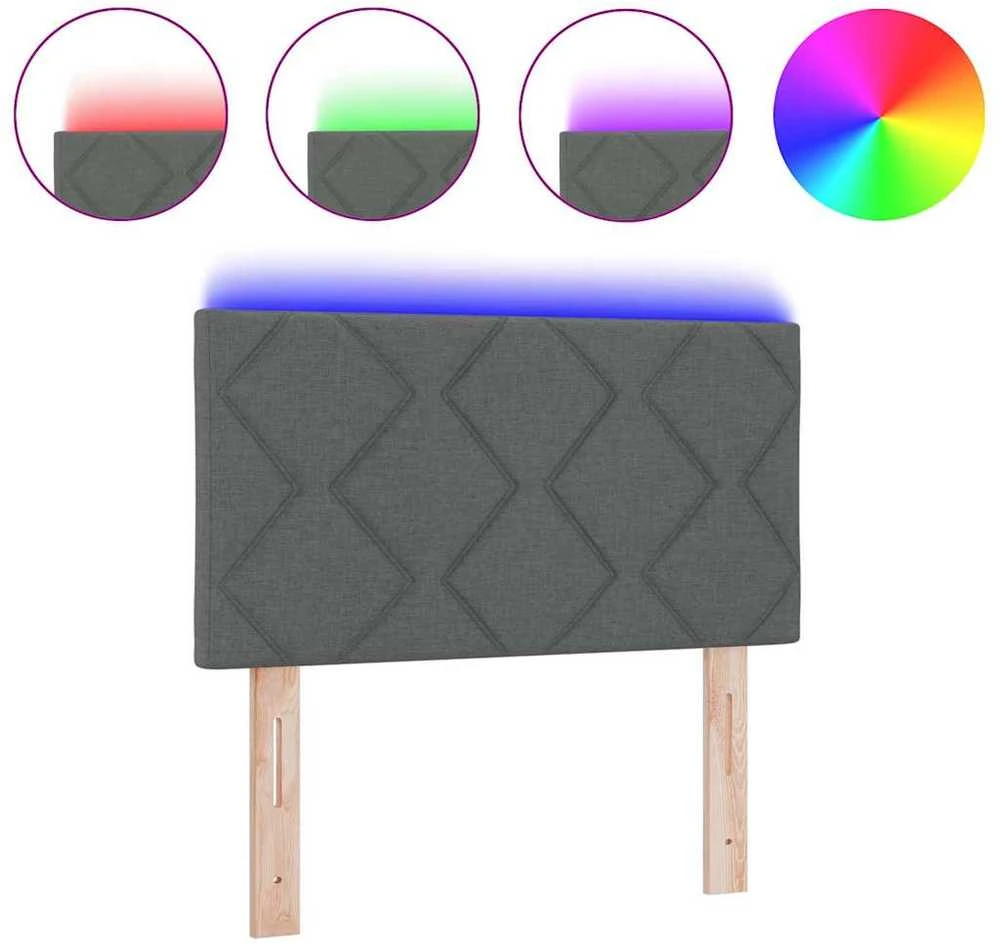 LED galvūgalis Pilka audinys