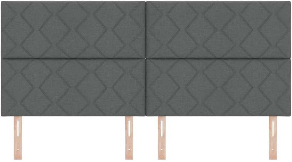 LED galvūgalis Pilka 200 cm audinys