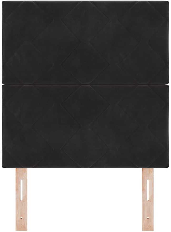 LED galvūgalis Juodas 80 cm Aksomas