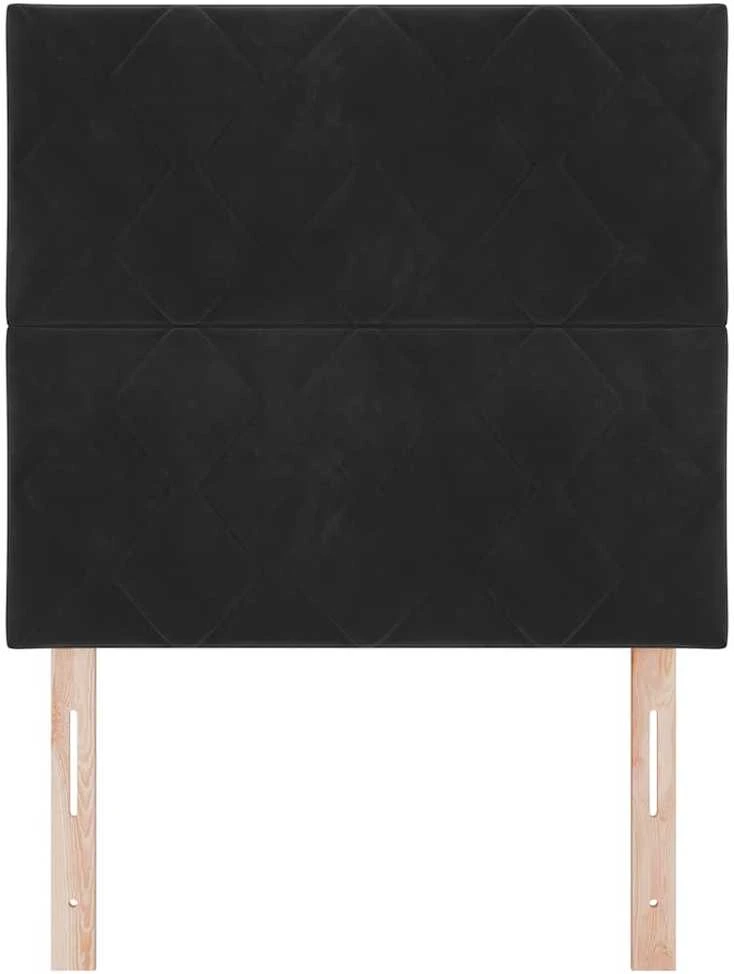 LED galvūgalis Juodas 100 cm Aksomas