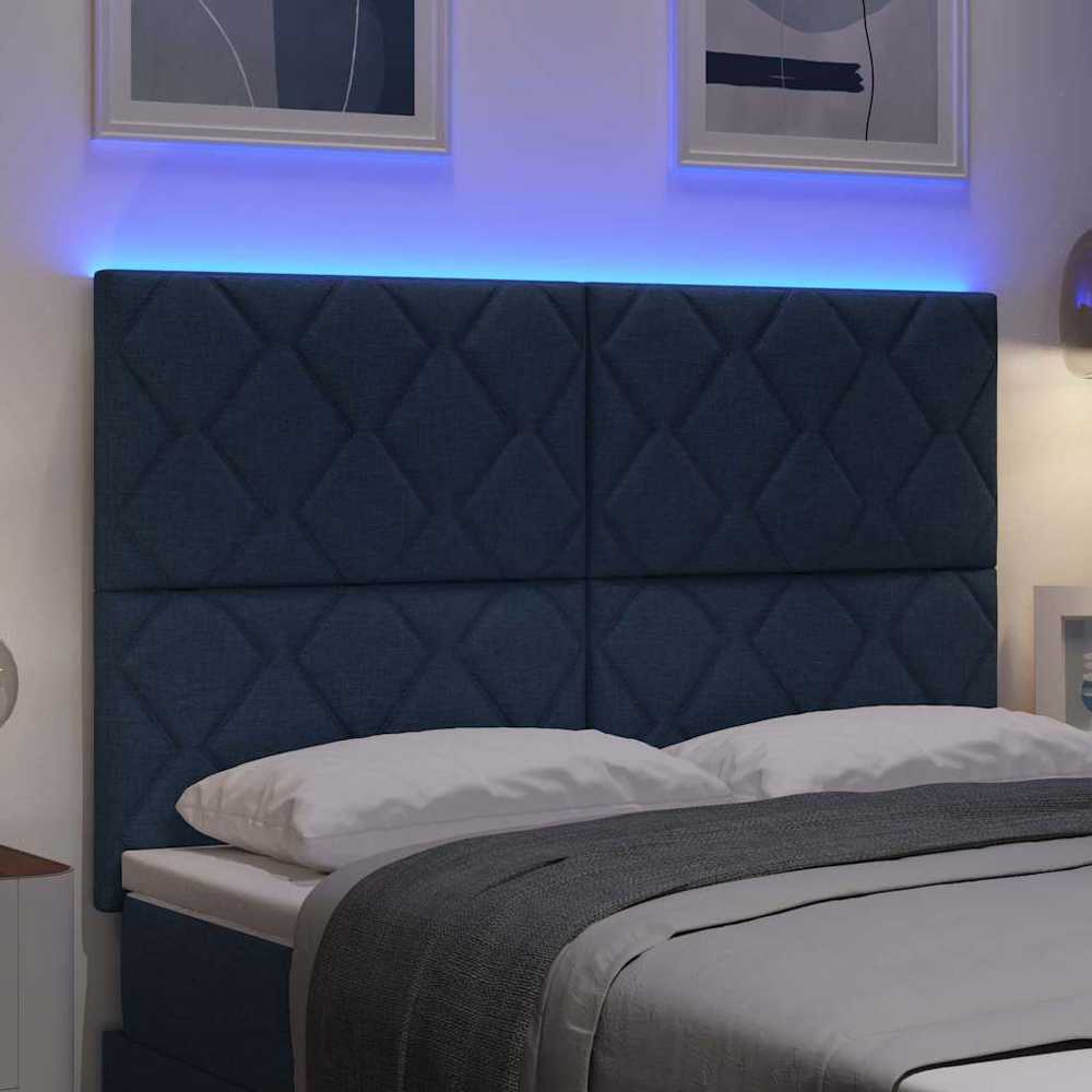 LED galvūgalis Mėlyna 160 cm audinys
