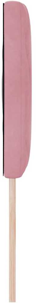 LED galvūgalis Rožinė 144 cm Aksomas