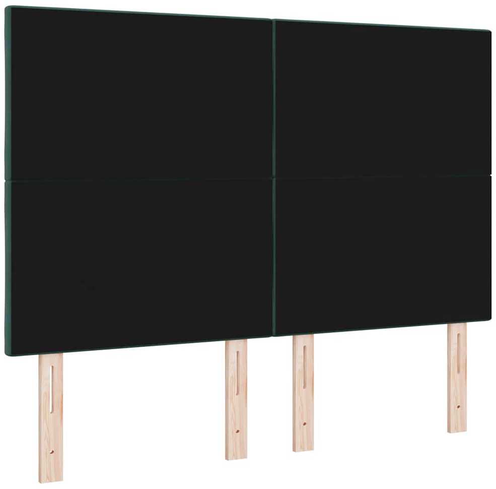 LED galvūgalis Tamsiai žalia 160 cm Aksomas