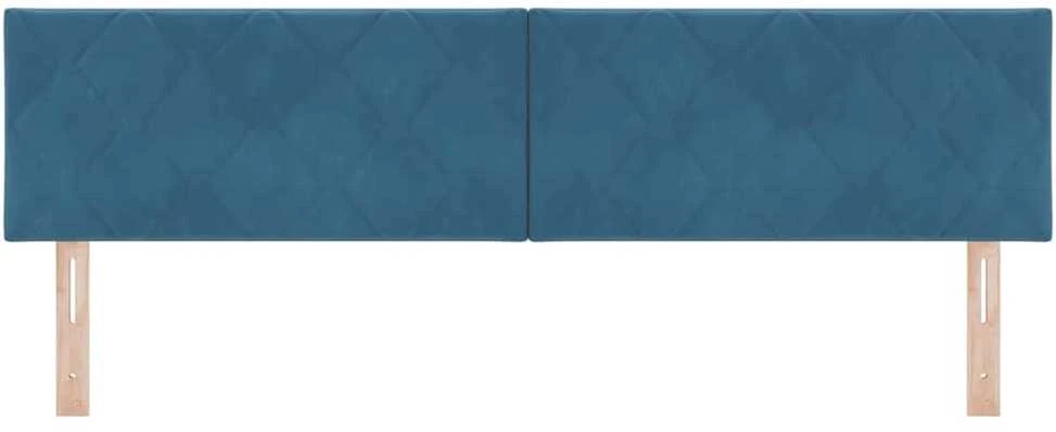 LED galvūgalis Tamsiai mėlyna 180 cm Aksomas