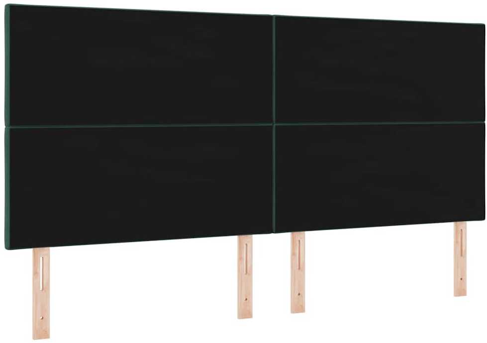 LED galvūgalis Tamsiai žalia 200 cm Aksomas