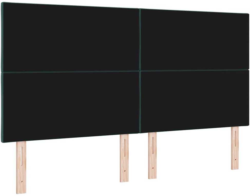 LED galvūgalis Tamsiai žalia 180 cm Aksomas
